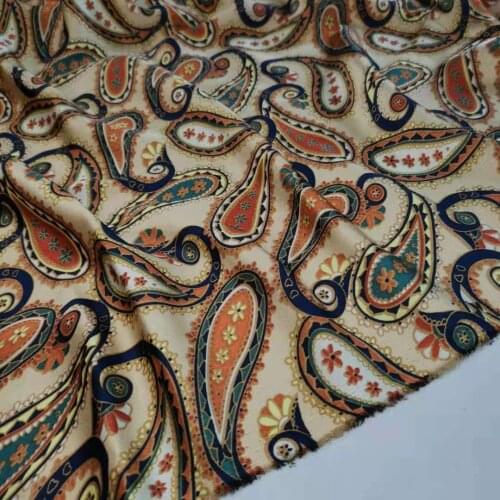 Charmeuse qualified crepe satin fabric sewing craft material Polyester Silky pajamas Fabric craft dress cloth material