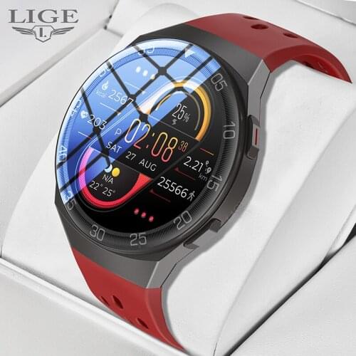 LIGE 2021 New Smart Watch Women Men Activity Tracker Heart Rate Sphygmomanometer Waterproof Women Smartwatch For Android IOS