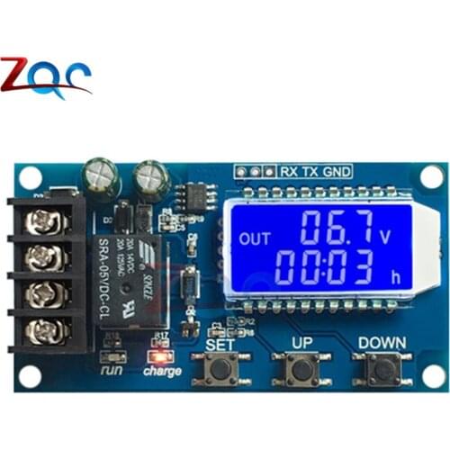 DC 6-60v 10A LCD Lead-acid Solar Battery Charge Controller Protection Board charger Time switch 12v 24v 36v 48v battery capacity