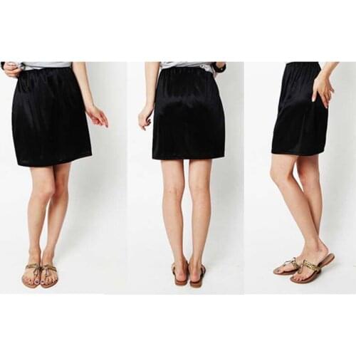Woman Half Siips Elastic High Waist Commuting Office Solid Skirt Ladies Casual Loose Skirt Summer Elegant Women Clothing