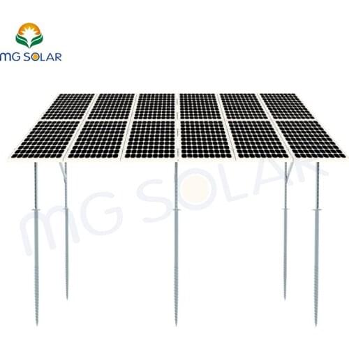 Ground Brackets Structure Mounting Racking System Solar Racking