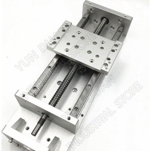 12" 300MM Stroke XYZ Axis Cross Electric Sliding Table Slide Linear Stage SFU1605 Ballscrew HG15 guide platform CNC Drilling