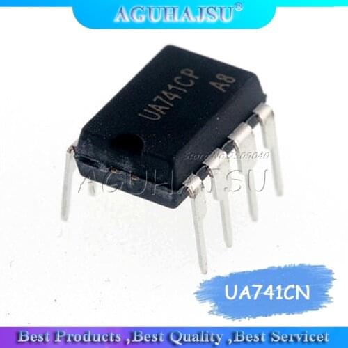 20PCS DIP IC 8pins UA741CN UA741CP UA741 OP Amp LM741 741 TI Original DIP-8