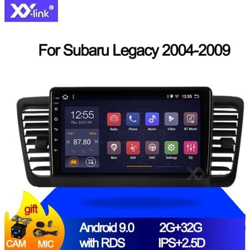2din Car Radio Multimedia Video Player Navigation GPS Android 9.0 For Subaru Outback 3 Legacy 4 2004 2005 2006 2007 2008 2009