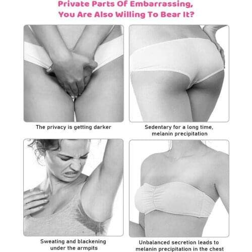 50ml Private Parts Whitening Cream Light Areola Pink Cream Skin Whitening Lips Anal Vaginal Care Bleaching Nipple Areola Li H3Z3