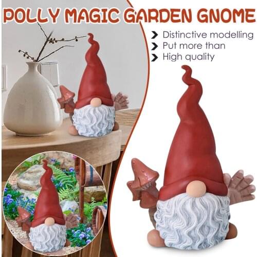 Faceless Dolls Dwarf Sculptures Ornaments Home Decor Doll Magic Home Garden Yard Welcome Gnome Door Sign Ornaments Decor