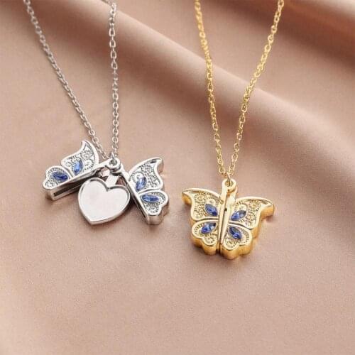 Practical Excellent Glossy Appearance Collarbone Chain Decor 2 Colors Pendant Necklace Eye-catching Jewelry Accessories