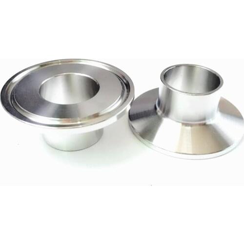 DIN DN40 42mm Pipe OD Butt Weld x1.5" Tri Clamp SUS 316L Stainless Steel Sanitary Fitting Coupling Home Brewing Beer