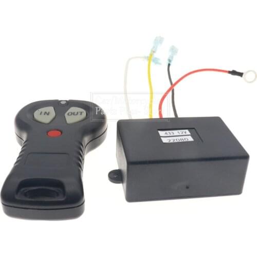 Electric Winch Wireless Remote Control & Receiver Kit 12V Car Truck Accessories For ATV Vehicle