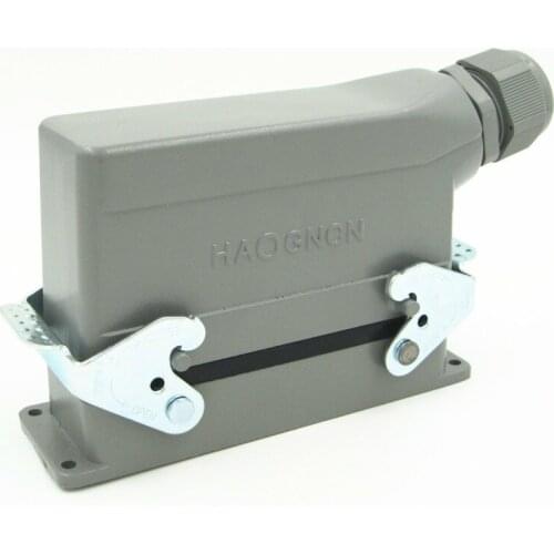 HDC-HE-024-1 Heavy Load Connector 24 Core 16A Rectangle Connector Heat Flux Avenue Plug