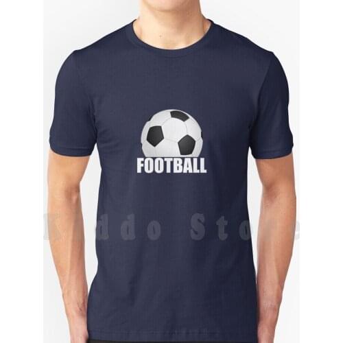 Soccer T Shirt DIY Big Size 100% Cotton Soccer Football Team Football Game Football Club Football Field Football Stadium Soccer