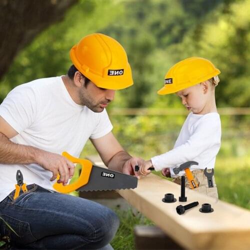 Boy Toys 3 Years Drill Plastic Game Learning Engineering Puzzle Toys Gifts for Boy Toys for Children Carpenter Tools