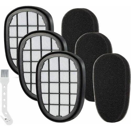 ABS Carbon Cotton Filter Cleaning Brush Replacement Filter Set For Philips SpeedPro Max Filter Vacuum Cleaner Accessories