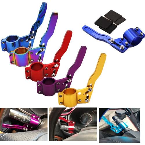 Neo chrome Type Aluminium Car Turn Signal Lever Extender Steering Wheel Turn Rod Position Up Kit
