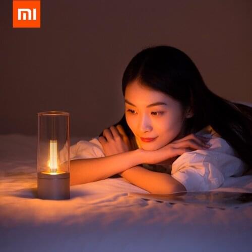 Original Xiaomi Mijia Yeelight Candela Night Light Led The Smart Mood Candle Light For Xiaomi Mi Home App Drop Shipping