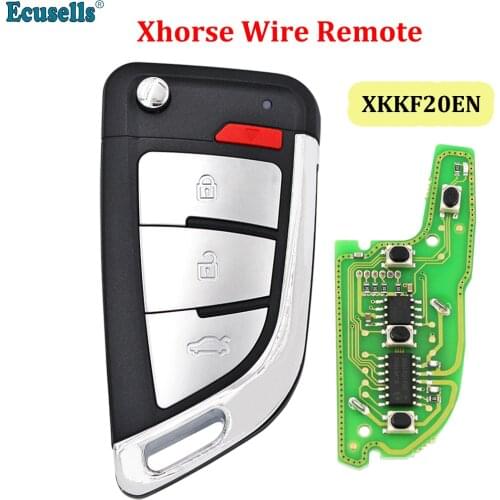 Original XHORSE XKKF20EN Wire Remote Key Knife Style Work With Xhorse VVDI Tools