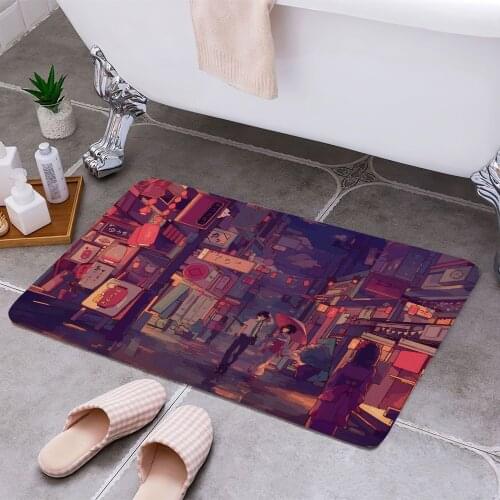 Your name Anti-slip Doormat Vacuuming Water Absorbing Kitchen Bedroon Bath Floor Mats Home Entrance Home Decora
