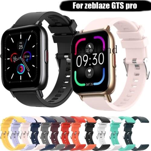 Silicone 20mm Watchstrap Band For zeblaze GTS pro /Amazfit GTS 2 2e Smart Wristband For Huami Zepp E Bracelet Wriststrap belt