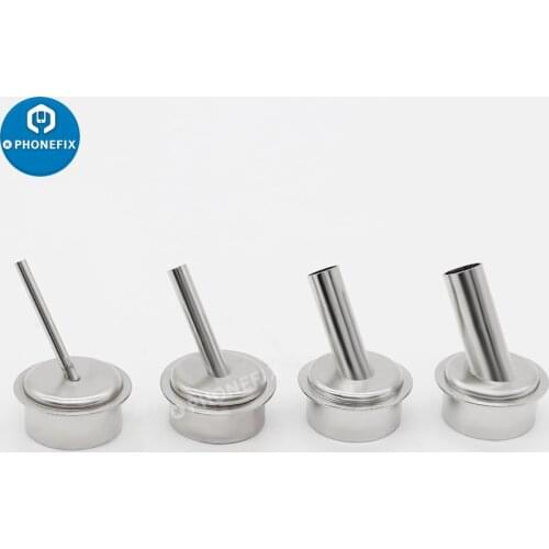 Replaceable 6 7 9mm 45 Degree Heat Gun Nozzle QUICK 861DW TR1300A Nozzle Sleeve For Mobile Phone Repair