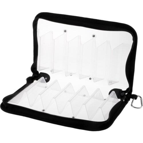 Squid Jig Bag Washable Rack for 12 Jigs Lure, hung on Waist, Vest, Backpack