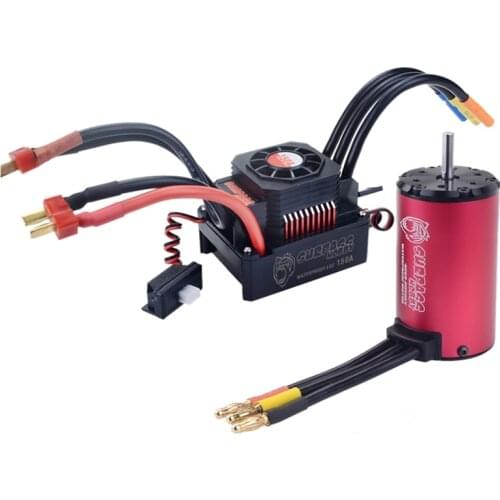 SURPASS HOBBY KK Waterproof Combo 6S 150A Waterproof ESC E-Revo 2.0 2000KV RC Brushless DC Motor EREVO E-Maxx EMaxx UDR