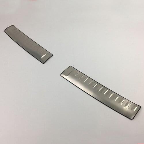 Stainless steel Inner Rear Guards Rear Bumper Trunk Fender Sill Plate Cover Molding For Toyota Highlander 2012 2012 2013 2014