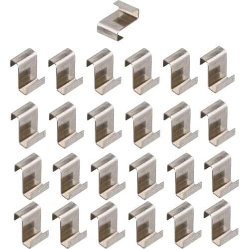 25 Pieces Greenhouse Glass Clips Glazing Z Clips Prepare Before Rainstorm