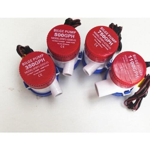 1PCS 750GPH High Flow Submersible Marine Boat Electric Bilge Pump 12V 3A