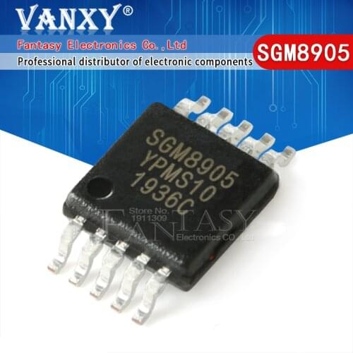 10Pcs SGM8905YPMS10G MSOP-10 SGM8905 MSOP SMD