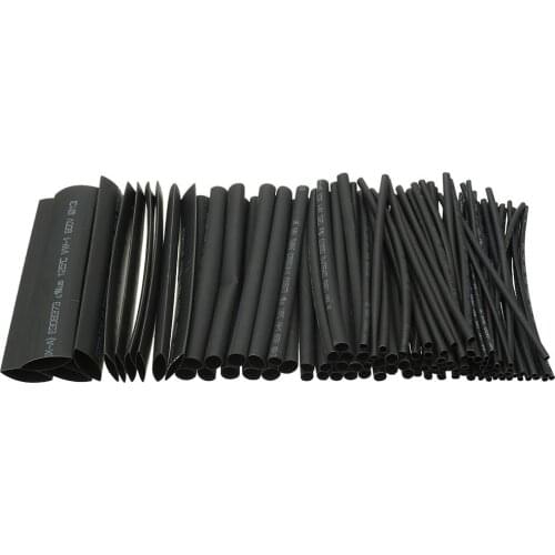 127pcs Heat Shrinkable Tube Heat Shrinkable Tube Insulation Cable Tubing 600V
