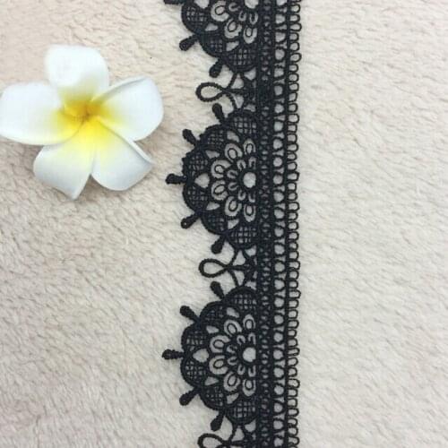 15Yards DIY Lace Trim Applique Cord Lace Fabric High Quality Sewing Craft Wedding DIY Materials Accessories African Lace Ribbon