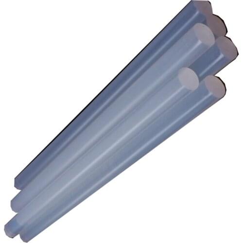 20pcs 11mm Non-Toxic EVA Clear Hot Melt Glue Sticks 11mmx200mm For Glue Gun Craft Album Repair Solid Color Accessories Adhesive