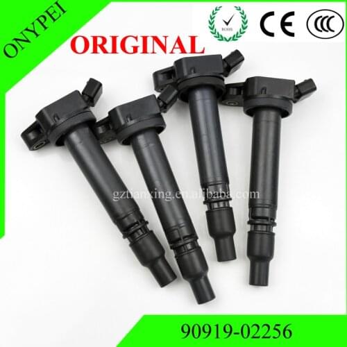 90919-02256 4 pcs Original Part Ignition Coil Fit Toyota Camry Highlander Venza Scion tC Lexus IS350 90919 02256 9091902256