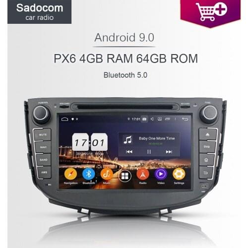 720P DSP PX6 2 din Android10.0 8 Core 64G ROM+4GB RAM Car DVD Player Bluetooth 5.0 For Lifan X60 2011 2012 -2015 RDS autoradio