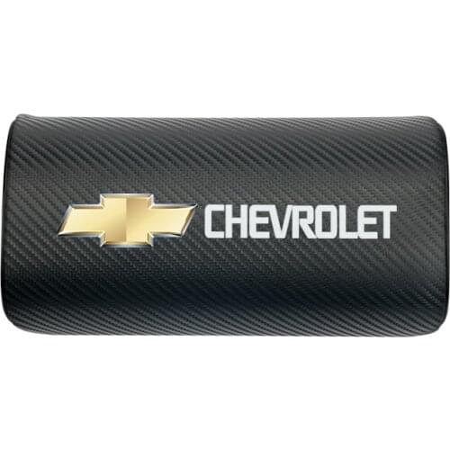 1pcs car neck pillows both side pu leather single headrest case for Chevrolet Cruze Aveo Captiva Lacetti Accessories Car Styling