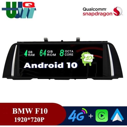 Soundgo Qualcomm 8 Core 4G 64G Car Multimedia Player for BMW 5 Series F10 F11 2011-2016 CIC NBT 1920*720P Anti-Glare IPS Carplay
