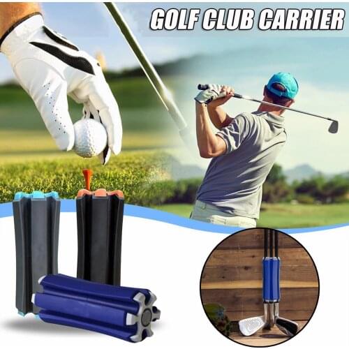 Golf Club Retainer Support Fixed Clip Holder Organizer Storage Rack Holder Portable Hand-held Golf Club Carrier Sports Accessory