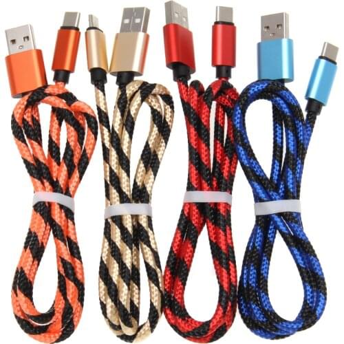 Cable Micro USB Type C For iPhone 7 8 X 1M Fast Charging Wire usb Type-C Charger Phone Cables for Samsung S9 Redmi Note 4 5