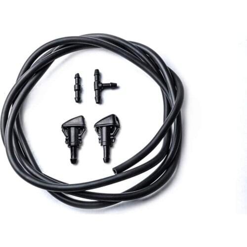 Windshield Washer Nozzles Repair Kit Hose Replacement With Sprinkler Hose Kit With Connector For Chrysler Dodge Jeep