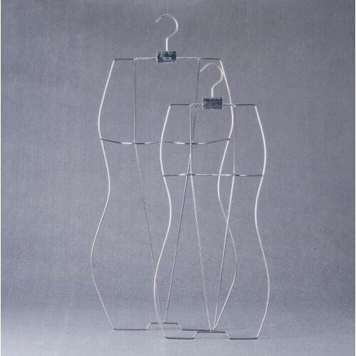 Metal Swimming hanger adult children metal swimming hanger three-dimensional hanger bust underwear shelf hanging 10PC/LOT D353