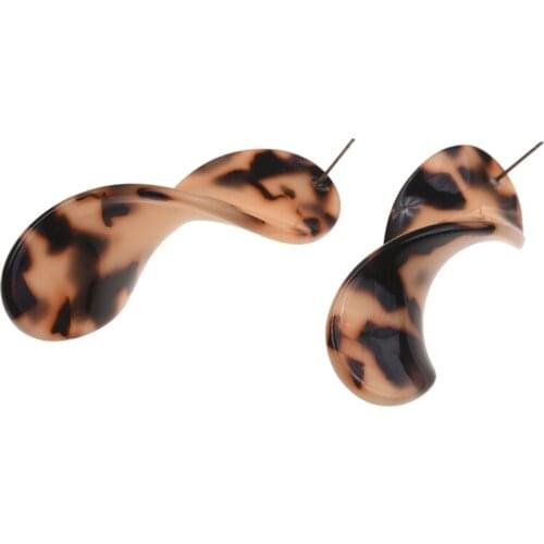 Fashion ZA Accessories Multicolored Earrings For Women Bohemian Resin Statement Jewelry Girl Gifts Wholesale