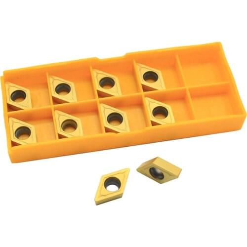 10pcs DCMT11T308 US735 Internal Turning Tools DCMT 11T308 Carbide Insert Lathe Cutter Tool turning insert CNC