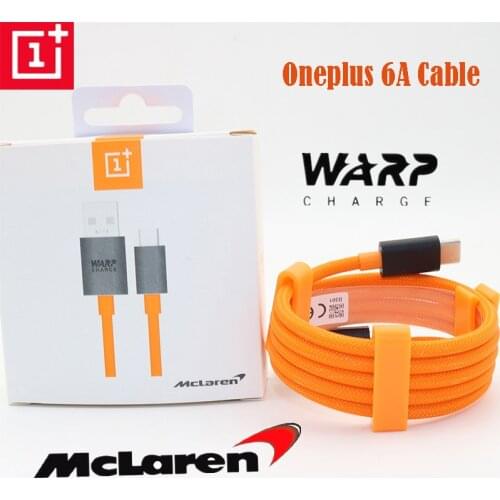 Original Oneplus 7 pro Mclaren warp charge fast charging Type-C 100cm Data cable Orange for 1+ 7 6 6T 5 5T 3 3T xiaomi MI 9