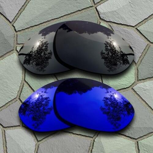 Grey Black&Violet Blue Sunglasses Polarized Replacement Lenses for Oakley X Metal XX