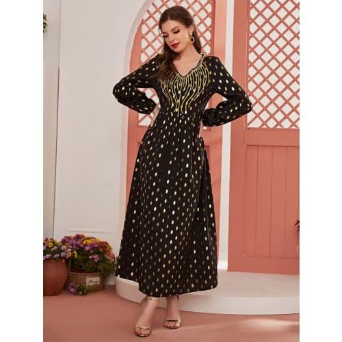 Ramadan Eid Mubarak Abaya Dubai Turkey Islam Muslim Hijab Dress Robe Longue Vestidos Caftan Marocain Djellaba Femme Musulman