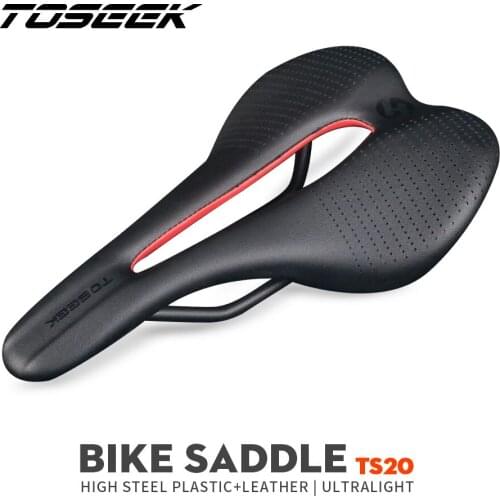 TOSEEK TS20 Saddle Bicycle Saddle Mountain Bike Saddle Bicycle Seat Mtb 215g Mtb saddle 7*7 Rail Seat for bicycle accessories