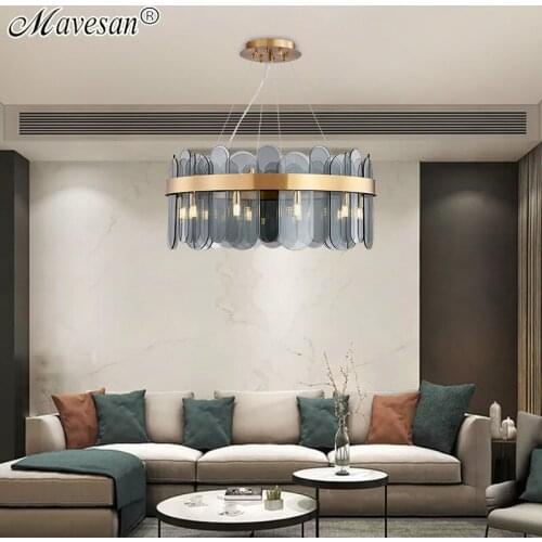 Modern New LED Crystal Chandelier Lighting Luxury Home Decoration Chandeliers Lamp Dinning Room Hang lamp Crystal Lobby Lighting