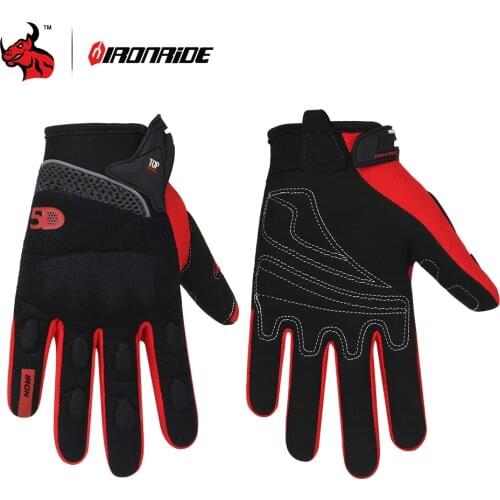 IRONRIDE Full Finger Sports Gloves Bicycle Gloves Anti-Slip Bike Cycling Riding Gloves For Women/Men Skiing Motorcycle Motorbike