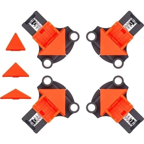 Corner Clamps Kits with 12PCS 90 Degree Adjustable Angle Clamps Spring Clamp Single Handle Woodworking Clamps