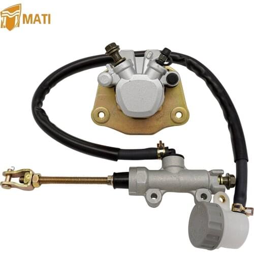 For Suzuki ATV Vinson 4WD 500 LTA500 LTF500 Eiger 500 LTA500 LT A500 F500 Rear Brake Master Cylinder & Brake Caliper